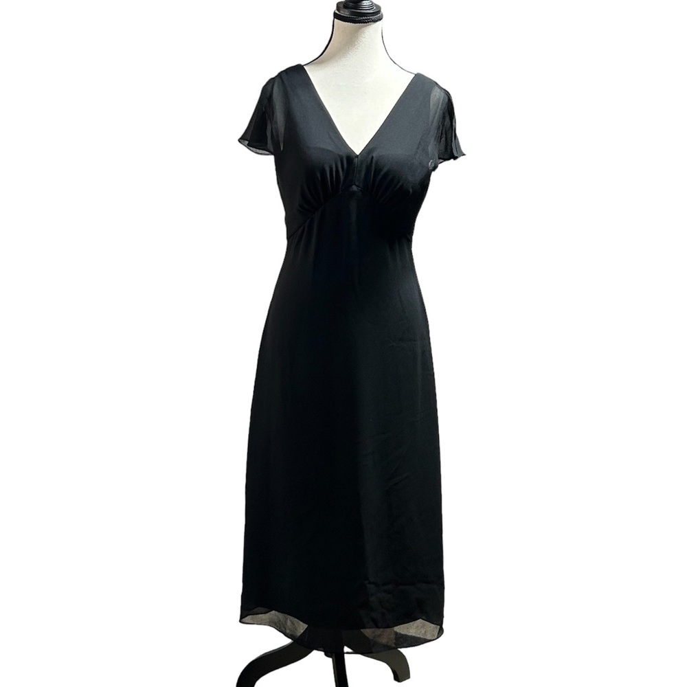 Virgo women’s black v-neck dress size 10